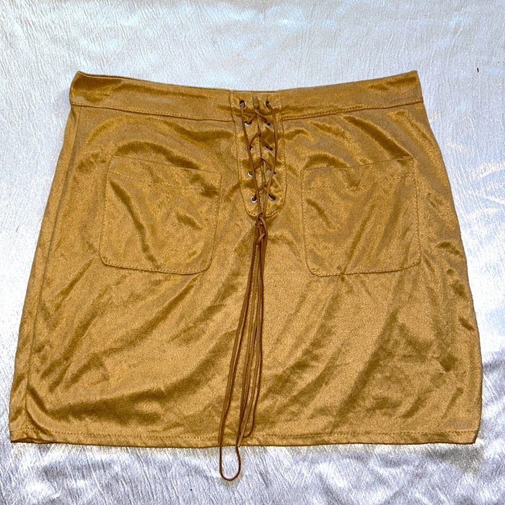 Pocahontas suede skirt women large